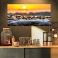thumbnail image 1 of Sunrise Giving Color for Sea Waters - Seascape Canvas Art Print, 1 of 3