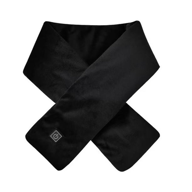 Inteprter Bufanda de calefacción Almohadilla calefactable Cuello ortopédico Carga USB fina Diseño grueso Mantón térmico Accesorios de Suministros térmicos Azul