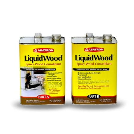 Abatron: LiquidWood Epoxy Wood Consolidation Kit - 2 Gallons