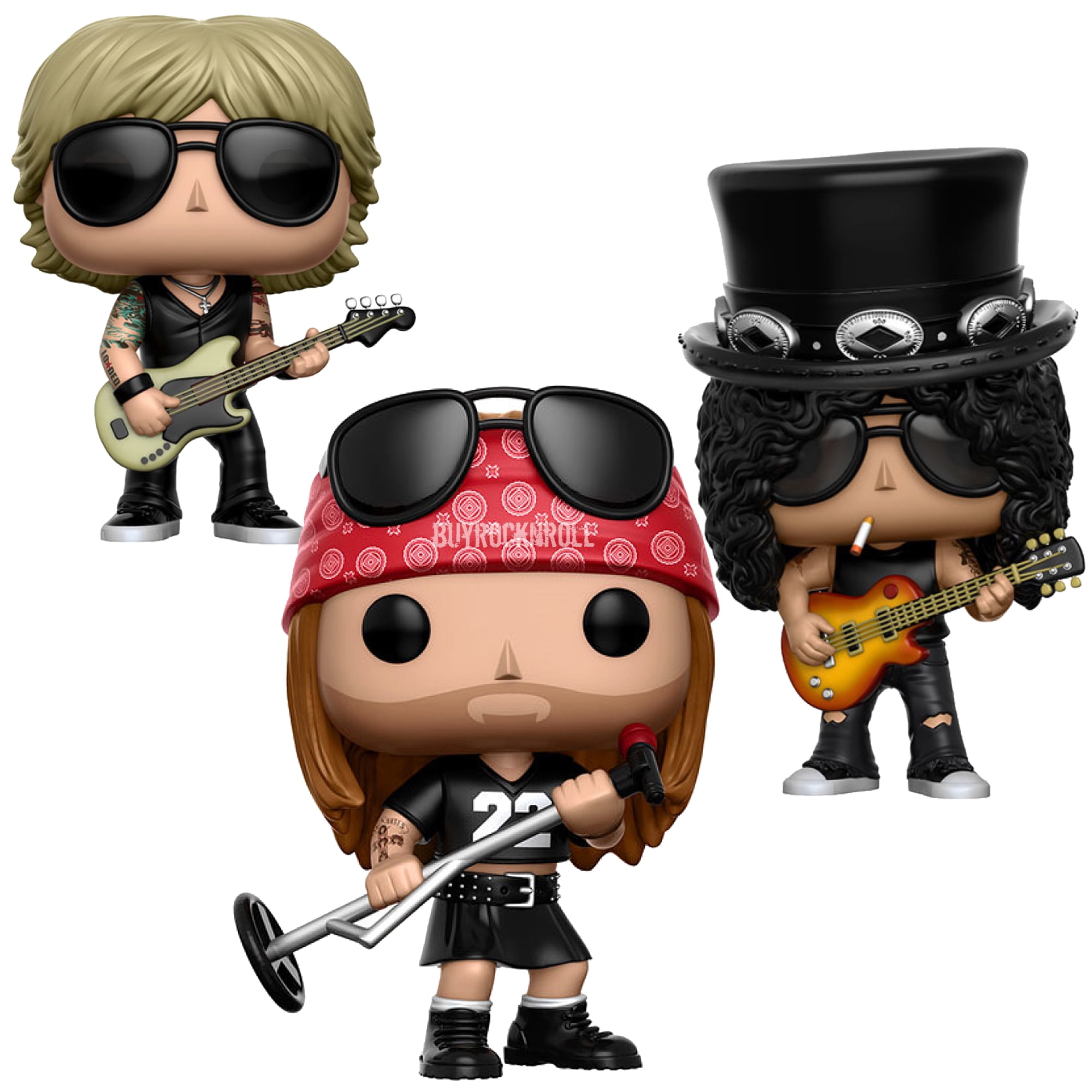 Guns'n Roses VINYL POP FIGURES CHOOSE YOURS! FUNKO POP Series Rocks 