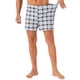 thumbnail image 5 of Pantalones cortos de cuadros para hombres con cinturilla elástica clásica Inspire Chic para el Día del Padre 30 Negro Blanco, 5 of 6