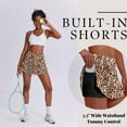 thumbnail image 5 of Pinspark Women's Tennis Skirts High Waisted Pleated Athletic Skort with Pockets Lightweight Golf Running Workout Sports, 5 of 7