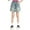 Blue, variant on YAYUBA Jean Shorts for Girls Size 10, Girls Knees Length Jeans Shorts Baggy Y2K Mid High Waisted Retro Jorts Trendy Star Streetwear Wide Leg Denim Jean Cute Pants