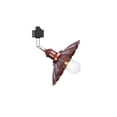 thumbnail image 1 of FSLiving Retro Vintage Design Adjusted Angle H-Type Track Head Lighting E26 Base Rust Metal Shade Tracking Light Fixture for Gallery Mirror Front Office Kitchen Island - 1 Light, 1 of 5