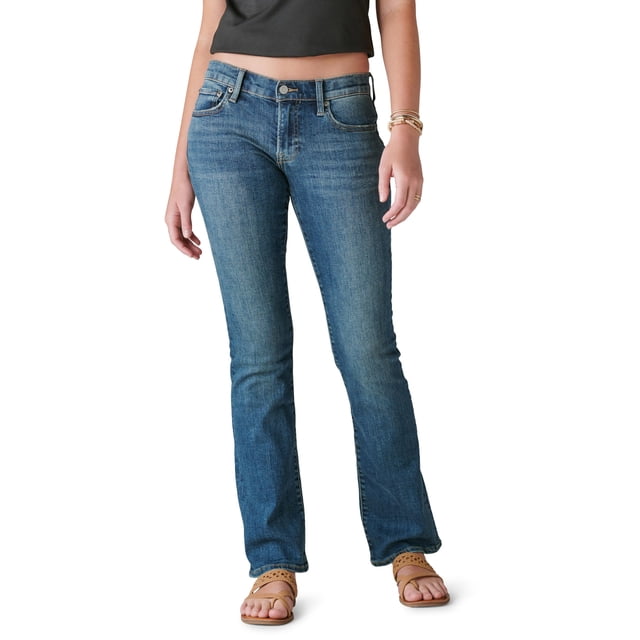 Jean de Mujer Lucky Brand Tiro Medio Corte Bota Ocean Road 25W 32L