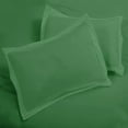 thumbnail image 4 of Royale Linens Hunter Green Duvet Cover Queen Size- Queen Duvet Cover Set - 3 Piece Double Brushed Queen Duvet Covers with Zipper Closure, 1 Duvet Cover 90x90 inche & 2 Pillow Sham (Queen, HunterGreen), 4 of 8