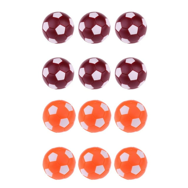 12 piezas de futbolín de repuesto para de futbolín - Mini balones de fútbol 36 mm shamjiam Bola del reemplazo del Foosball