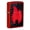 Red, variant on Zippo Flame Design Metallic Red Pocket Lighter