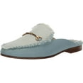 thumbnail image 3 of Sam Edelman Linnie Women's Robin Egg Blue Fray Mule 8.5M, 3 of 5