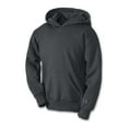 thumbnail image 2 of Unisex Youth Double Dry Action Fleece Pullover Hood, Dark Green - S, 2 of 5
