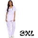 thumbnail image 3 of Conjuntos de uniforme médico para mujer Uniformes médicos de seis bolsillos (cuello en V con pantalón cargo), 3 of 5