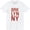 White, variant on Brooklyn NY -New York City BK NYC Pride Classic Varsity Script Men's T-Shirt