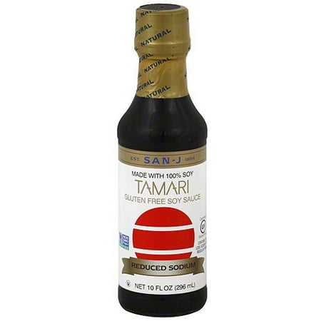 San-J Gluten Free Tamari, 10 oz (Pack of 6)