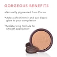 thumbnail image 3 of 100% PURE Cocoa Pigmented Bronzer Powder for Face Makeup Contour Soft Shimmer Sun Kissed Glow Cocoa Gem (Light Peachy Brown w/Golden Undertones) - 0.32 Oz, 3 of 8