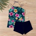 thumbnail image 6 of Gamivast Womens Swimsuits Swim Tank Tops with Boyshorts Trendy Tummy Control Flowy Swimwear Two Piece Adjustable Strap Bathing Suits, 6 of 6