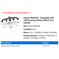 thumbnail image 2 of Exhaust Manifold - Compatible with 1980 American Motors AMX 4.2L 6-Cylinder, 2 of 2