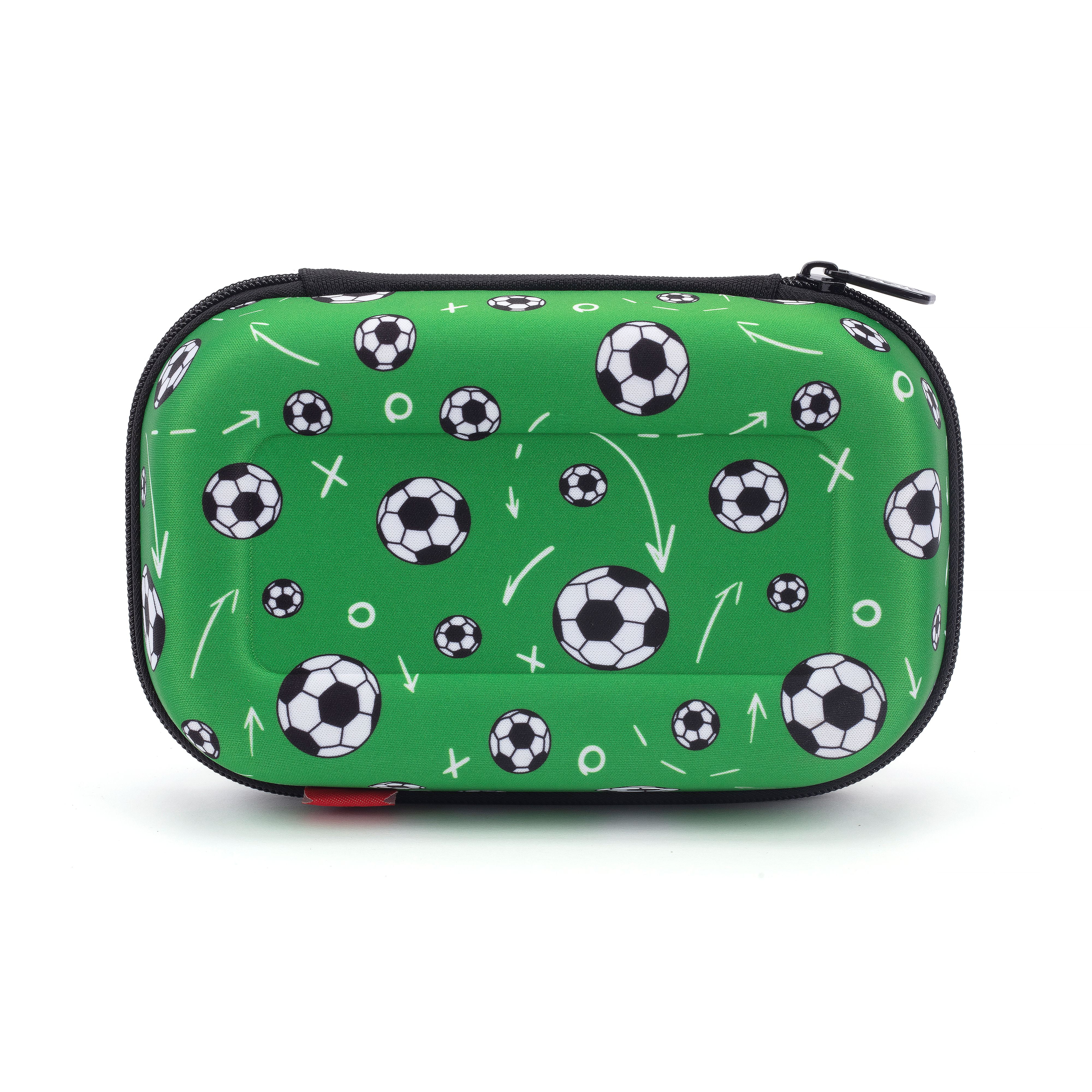 ZIPIT Soccer Pencil Box for Boys with Clear Top for Elementary School