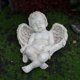 thumbnail image 2 of Adorable Figura De ángel De Resina, Estatua De Querubines, Decoración Interior Y Exterior, 2 of 9