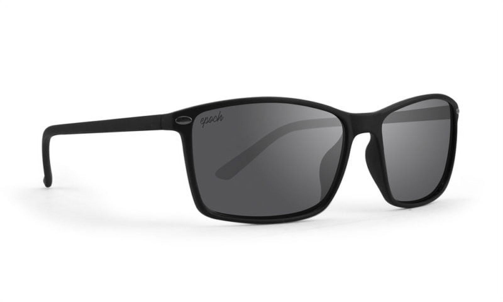 Epoch Eyewear EE7147 Murphy Sunglass with Smoke Lens - Black