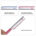 thumbnail image 3 of 10 Pieces Eyebrow Razor for Women Facial Shaver Razor Brow Shaper Eyebrow Trimmer Dermaplaner Shaping Tool with Cover (Pink+Blue) Pink+Blue Pink+Blue, 3 of 4