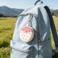 thumbnail image 6 of MMJ Strawberry Plush Earbud Case Cute Coin Purse Keychain Card Holder Soft 5.28x5.04in, 6 of 6