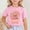 shirts for girls clearance-Light Pink, variant on RTKFRFLM Young Wild and Three Girls T-Shirt 3rd Birthday Graphic Short Sleeve Round Neck Tee Top for Ages 3-13 Kids Summer Celebration Cotton Shirt Cute Third Birthday Party Outfits