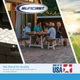 thumbnail image 6 of Suncast Resin Hideaway Outdoor Trash Can with Latching Lid, Java, 6 of 9