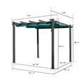 thumbnail image 6 of Kozyard 10' x 10' Blue Aluminum Pergolas, Waterproof and Fade Resistant, 6 of 8