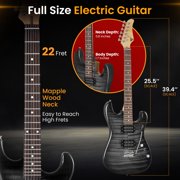 6-String Electric Guitar Kit- Includes Amplifier with Accessory Kit