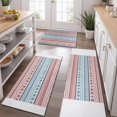 thumbnail image 2 of Christmas Folk Pattern Kitchen Rugs Sets Of 3,Kitchen Runner Rugs Non Skid Washable,Decorative Kitchen Floor Mats for Kitchen,Sink,Laundry,17"x30"+ 17"x47" + 17"x59", 2 of 6