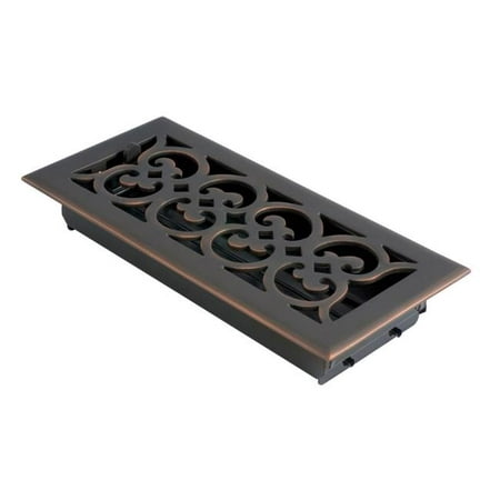 

Brass Accents A03-R4410-613VB 4 x 10 in. Scroll Register with Damper Venetian Bronze
