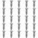 thumbnail image 1 of 25 piezas de tuercas de expansión para anclaje de puerta hueca, tuerca de gato con tornillo, tuerca de fijación de gato, tornillo de puerta, 1 of 6