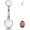 Silver-White Opal, variant on Titanium Belly Button Ring 14G Belly Button Piercing Internally Threaded Belly Ring Opal Floating Navel Piercing Jewelry Flat Back Navel Ring 10mm