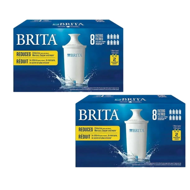 BRITA Water pitcher Replacement Filters (8 Pack) 