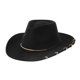 thumbnail image 2 of Sombrero de vaquero jinwen ala grande para el sol hombres mujeres negro, 2 of 8
