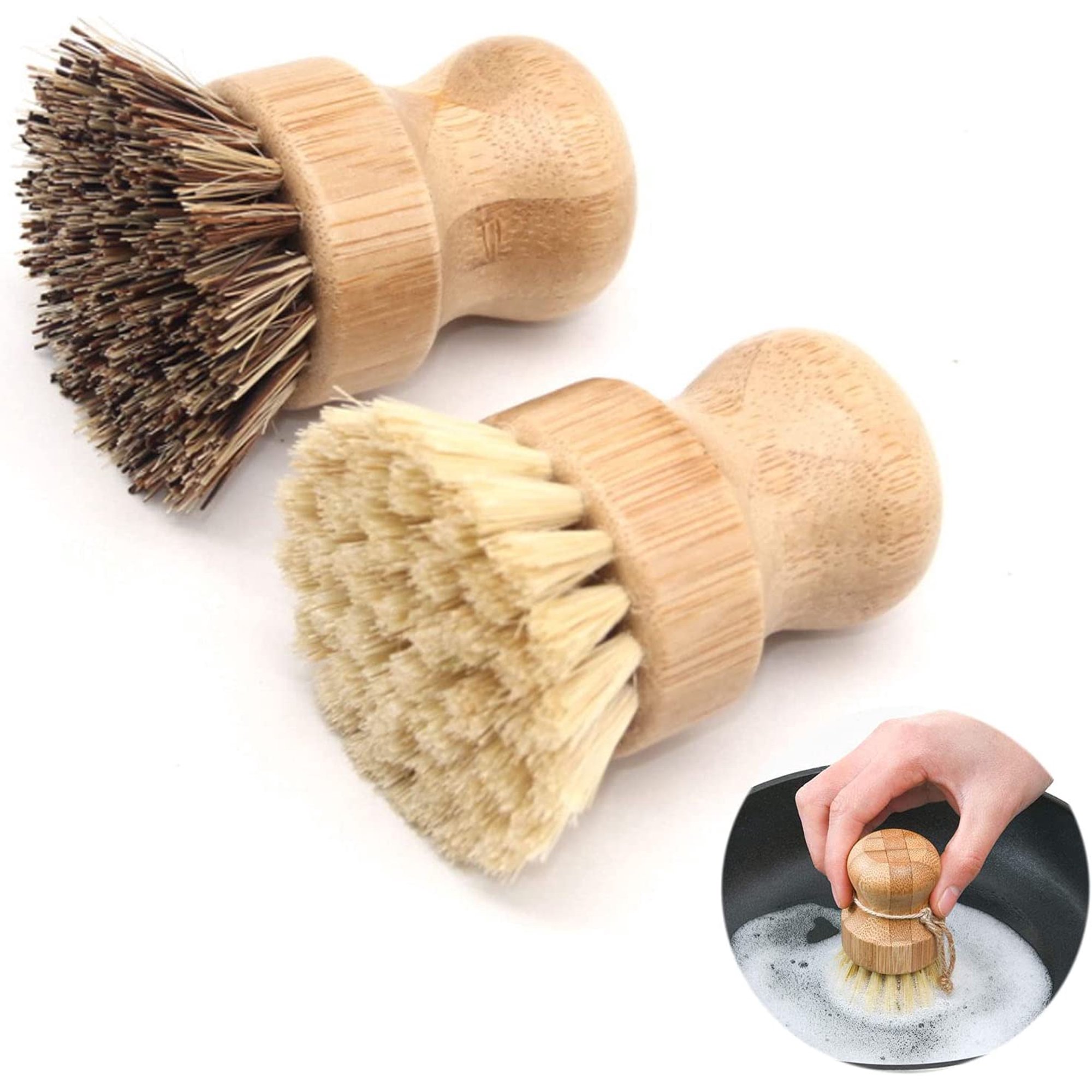Brosse à Légumes Et Champignons En Bois – Nettoyage Facile Des Légumes, Casseroles Et Plans De Travail