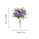 thumbnail image 3 of YiJuHui Artificial Silk Flowers Bouquet Realistic Fake Bridal Wedding Decor for Home Garden Party Centerpieces Valentine's Day Gift, 3 of 6