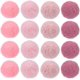 thumbnail image 1 of 40 bolas de fieltro de lana, pompones de 20 mm, hechos a mano, de color rosa, pequeños y redondos., 1 of 5