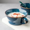 thumbnail image 7 of Qeeadeea Soup Cups With Handles, Ceramic Bouillon Cups, Microwave Soup Bowl, Soup Mug, Breakfast Bowl-blue-350ml, 7 of 7