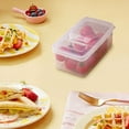thumbnail image 4 of Yzans Double Grid Refrigerator Storage Container,Sealed Food Box,5.71x3.39x2.36inch,Spice Pantry Organization, 4 of 9