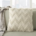 thumbnail image 4 of Nourison Life Styles Ivory Decorative Throw Pillow , 20" x 20", 4 of 6