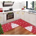thumbnail image 6 of Zhourta Red Christmas Area Rug Decorative Holiday Door Mat Set Perfect for Festive Home Decor Ideal for Indoor and Outdoor Use Great for Christmas Parties and Seasonal Celebrations, 6 of 8
