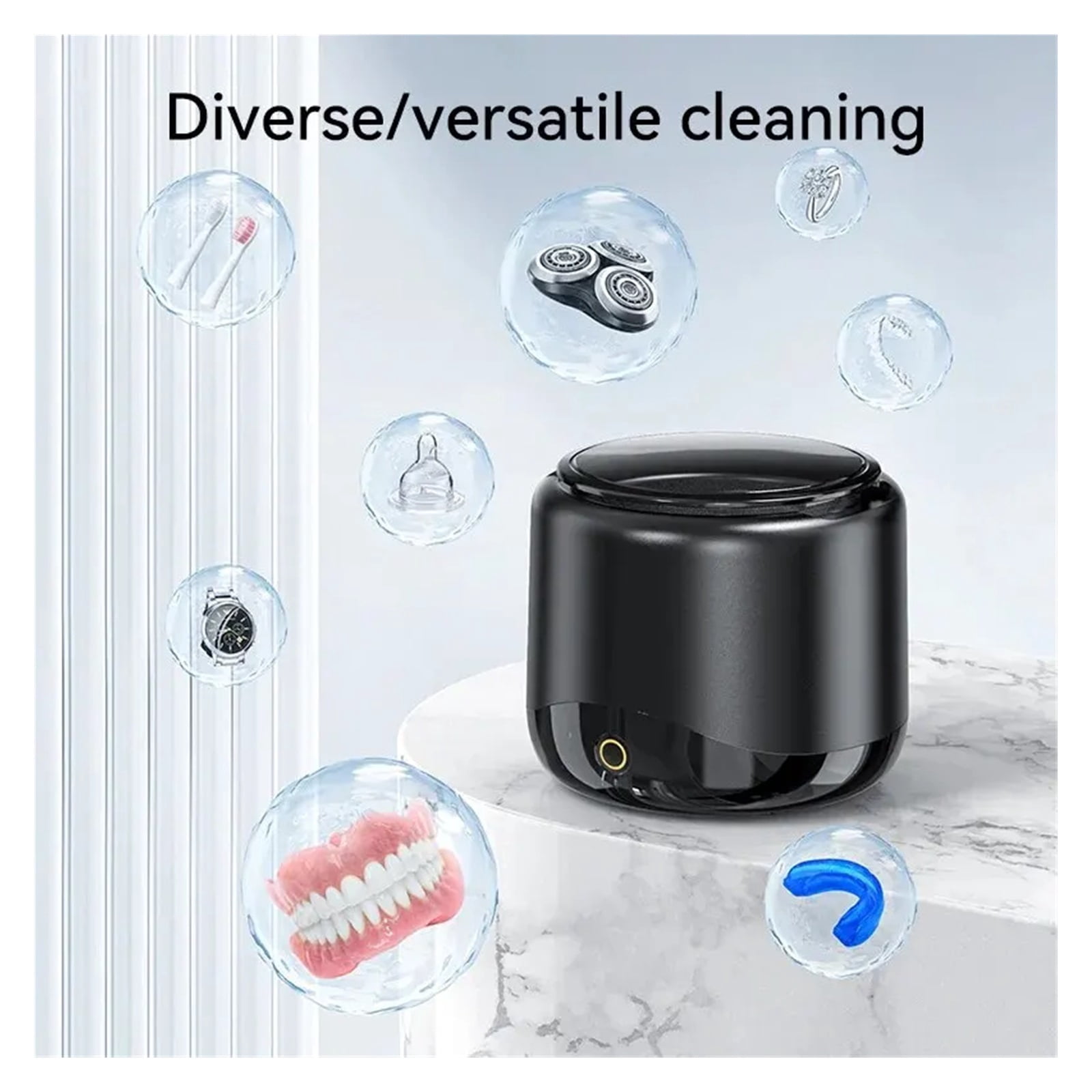 Ultrasonic Cleaner for Dentures 42-45KH Professional Ultrasonic Cleaning Machine for All Jewelry Watche Household Washer