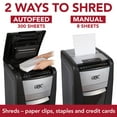 thumbnail image 3 of GBC AutoFeed+ Office Shredder, 300M, Micro-Cut, 300 Sheets, 3 of 5