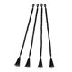 thumbnail image 5 of CRAFTHROU 4Ud Extensiones De Coleta Trenzada Sintética Clip in Para Peinados Mujer, 5 of 8