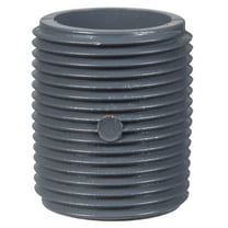 BK Products Schedule 80 1-1/2 in. MPT PVC Close Nipple