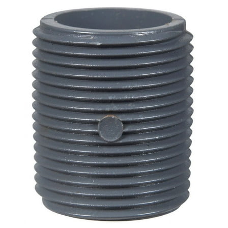 BK Products  Schedule 80  1-1/2 in. MPT   PVC  Close Nipple