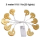 thumbnail image 5 of Ounissouiy Lesser Bairam Ramadan Lights Gold LED Night-lights the Festival of Fast-breaking Decorations Party Supplies Iluminación navideña 3m, 5 of 6