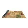 thumbnail image 2 of Ahgly Company Indoor Square Patchwork Brown Transitional Area Rugs, 3' Square, 2 of 4