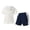 A92-White, variant on XZNPDUCQ Gentleman Top Shorts Boy Short Sleeved Top Shorts Suit Male Baby Sport Solid Color Shorts Summer Casual Set Dailywear Set Summer Outfit (10-11 Years,Light Purple)
